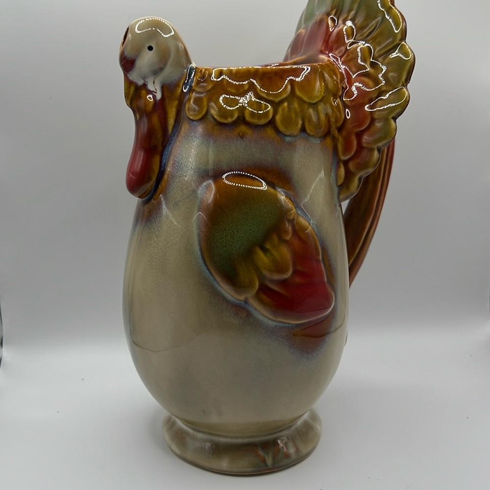Turkey Gravy‎ Boat Ceramic Pitcher Creamer Thanksgiving